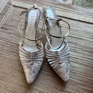 J.Renee Hurry snakeskin heel shoes
